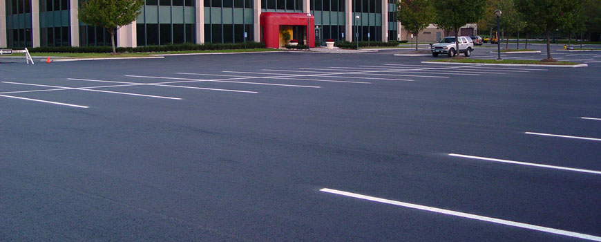 asphalt parking lot paving